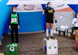 Ramona Bertaina, a sinistra
